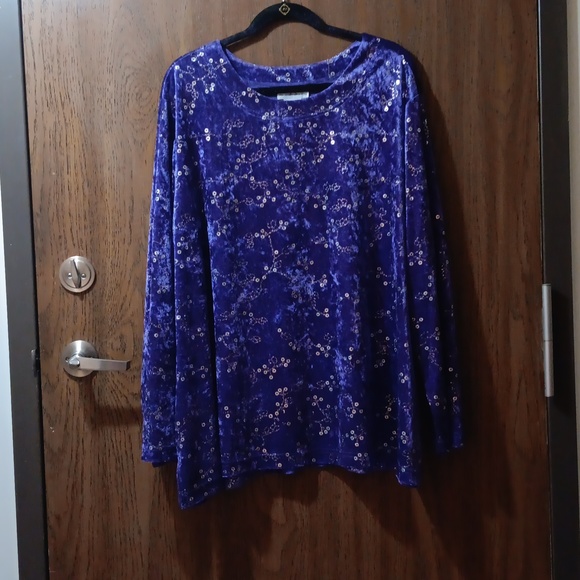 Anthony Richard's festive top size 4x - Picture 7 of 7